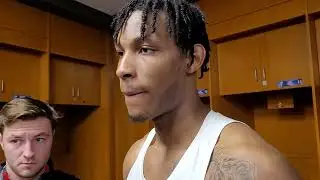 KU freshman MJ Rice discusses loss to Texas in the Big 12 Tournament
