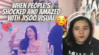 When people's shocked and amazed with Jisoo visual | Reaction