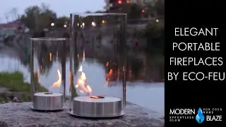 Eco-Feu Elegant Portable Fireplaces