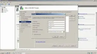 Installing DHCP - Windows Server 2008