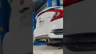 Civic FC Exhaust system by TRIGEN Custom Muffler #trigen #honda #hondacivic #exhaustsound