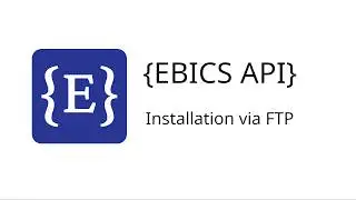 EBICS API - Installing on a Web Server via FTP