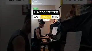 4 Levels of Harry Potter on Piano 🎹