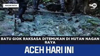 Batu Giok Raksasa Ditemukan di Hutan Nagan Raya | Berita Aceh Hari Ini
