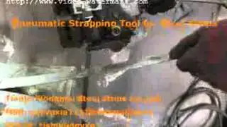 pneumatic combination steel strapping tool KZ-32 ,Pneumatic steel strapping machine