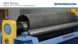 4-roll plate roll with CNC single step full capacity rolling