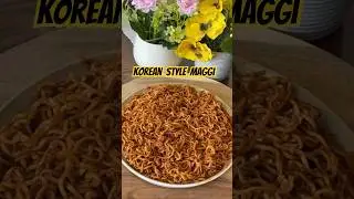Trending Korean Style Maggi Recipe #maggi #maggirecipes #shorts