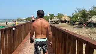 Around the Wingfoiling and Kite launch followed by some on the water footage in Colombia