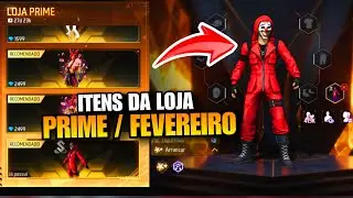 CORRE!😱 COMO PEGAR O TOP CRIMINAL VERMELHO NO FREE FIRE? CHEGOU A NOVA LOJA PRIME😍