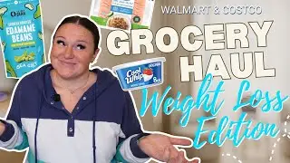 Grocery Haul for Weight Loss | Non-Restrictive & Realistic - Calorie Deficit -35 pounds