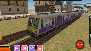 Mumbai AC Local Train || Indian Train Simulator fun game