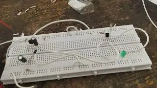 Monostable vibrator using BC547