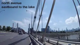 scoot 73 - chicago, north ave to lakefront - slowtv w/music - wicker park, goose island, uptown - 4K