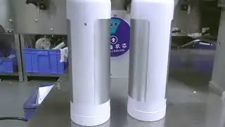 Integrated labeling machine two lanes sticker labellers one production line