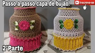 🚨 CAPA DE BUTIJÃO EM CROCHÊ PASSO A PASSO (2°Parte)