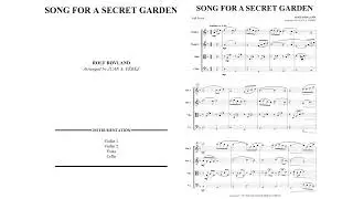 Song for a Secret Garden - String Quartet (arr. Juan A. P&eacute;rez)