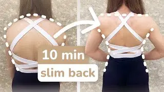 10min Slim Back & Fix Posture | Lose Back Fat & Burn Bra Bulge in 2 Weeks🔥