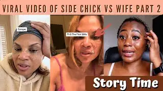 Viral Video - Side Chick Responds To Wife -Wife Caught Husband And Side Chick At The Airport Pt 2