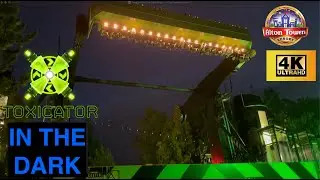 Toxicator in the Dark Night in 4K - Alton Towers Resort