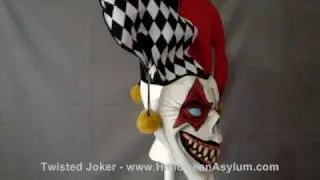 HalloweenAsylum.com Twisted Joker Mask