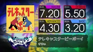 【GITADORA】 テレキャスタービーボーイ (MASTER ~ BASIC) Drum