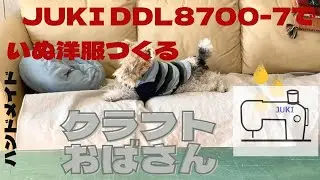 犬の洋服　　　　　　　　　　　　　　JUKI DDL8700-7でつくる