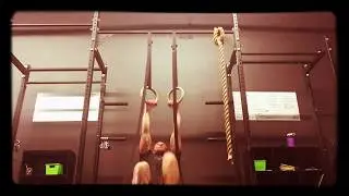 Feet Assisted German Hang | Gymnastics Strength Training | TREBEL | Blacksburg