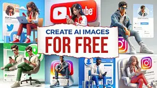 How to Create TRENDING Stunning 3D Social Media AI Images for FREE | Microsoft Bing