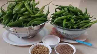 Khatte ki Mirchi & Chanch ki Mirchi ek baar banaiye mere style me aur store kariye saal bhar🤗 #food 