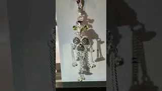 Silver fancy key chain challa