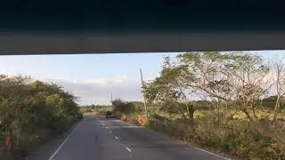 Driving from Lionel Town Clarendon Jamaica.