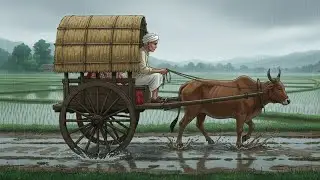 Village School Kids Life During Rainy Season | Studio Ghibli Style Anime