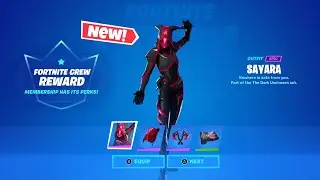 SAYARA Skin Gameplay In Fortnite (April Crew Pack)