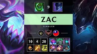 Zac Jungle vs Nocturne - TW Grandmaster Patch 25.15