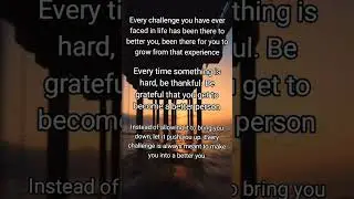 Allow the challenges to make you better #mindset #mindsetshift #manifestation #manifest #positivity