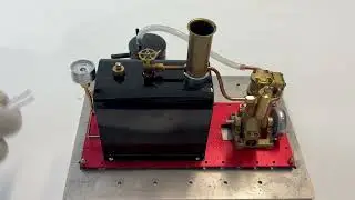 ENGINEKITOR RW-BL1K DIY Working Brass Reciprocating Steam Engine Model with Stephenson Valve Gear