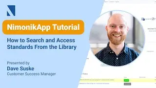 NimonikApp Tutorial - How to Search and Access Standards From the Library