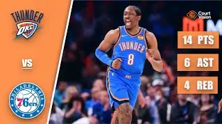 Jalen Williams - 14 Points, 6 Assists, 4 Rebounds vs 76ers - 2025-26 Regular Season