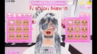 when the theme is moon guardian.. (ROBLOX) dress to impress
