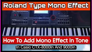 How to add Mono effect in tone Casio Ctx9000in 🔥 Roland Type 🔥💯