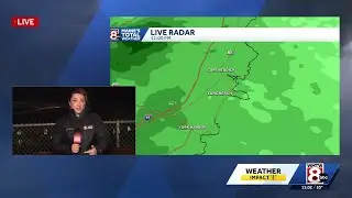Showers and winds increase across Maine overnight