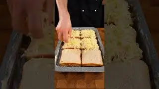Забудьте о пицце! Лучшая закуска из хлеба, которую могут приготовить даже дети