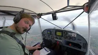 Student pilot SOLO from Brasschaat to Hasselt [full flight]