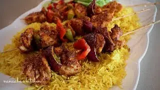 Oven Grilled  CHICKEN KABOBS - Nanaaba's Kitchen