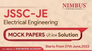 JSSC JE 2022 | JSSC JE Mock Test | Electrical Engineering |JSSC JE Mock Paper With Solution | NIMBUS