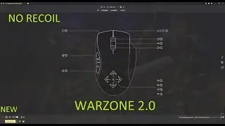 How to get NO RECOIL on MOUSE in WARZONE 2 w/ AIM ASSIST. GAMEPLAY. reWASD