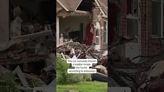 A speeding #car went airbourne and crashed into a #missouri home