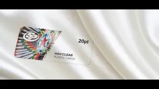 Clear Mini Business Cards from Stigler Printing