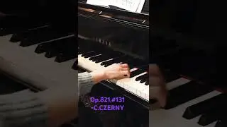 🎹Need the exercise?▶️#131:Op.821,160 Eight measure Exercise - C.CZERNY#shorts #piano#etude