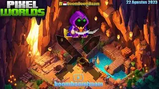 Pixel Worlds Road to Full Set Mining #1 | BoomBoomBaam | boomosuke